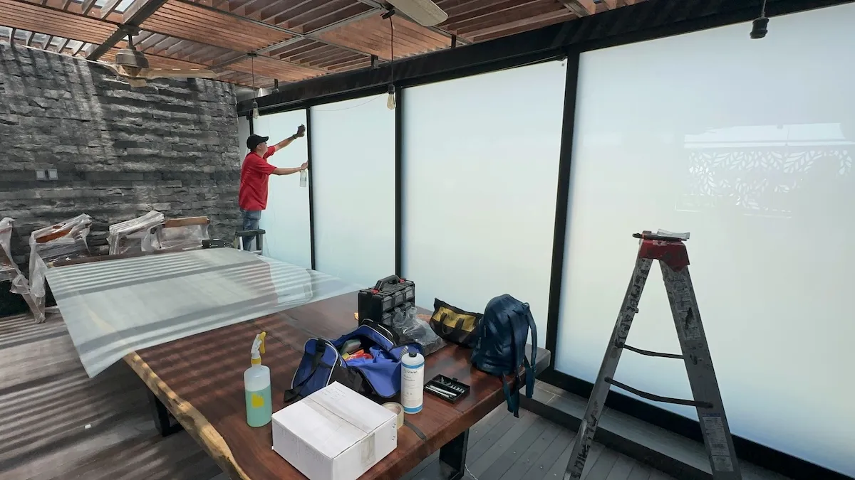 Proyecto Proyecto Terraza Residencial Smart Film - Smart Film (PDLC) - Foto 7